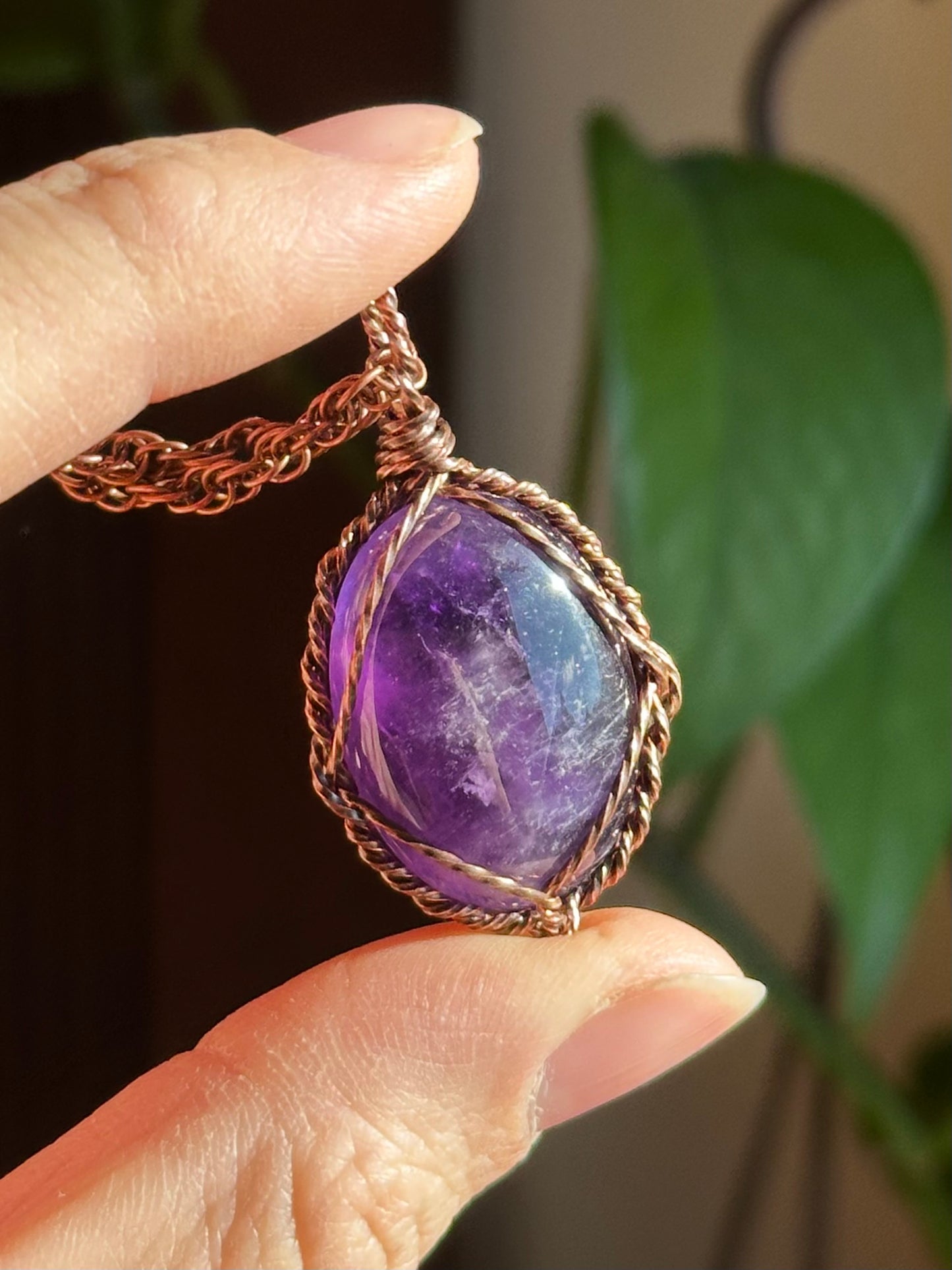 Amethyst Theia in Copper