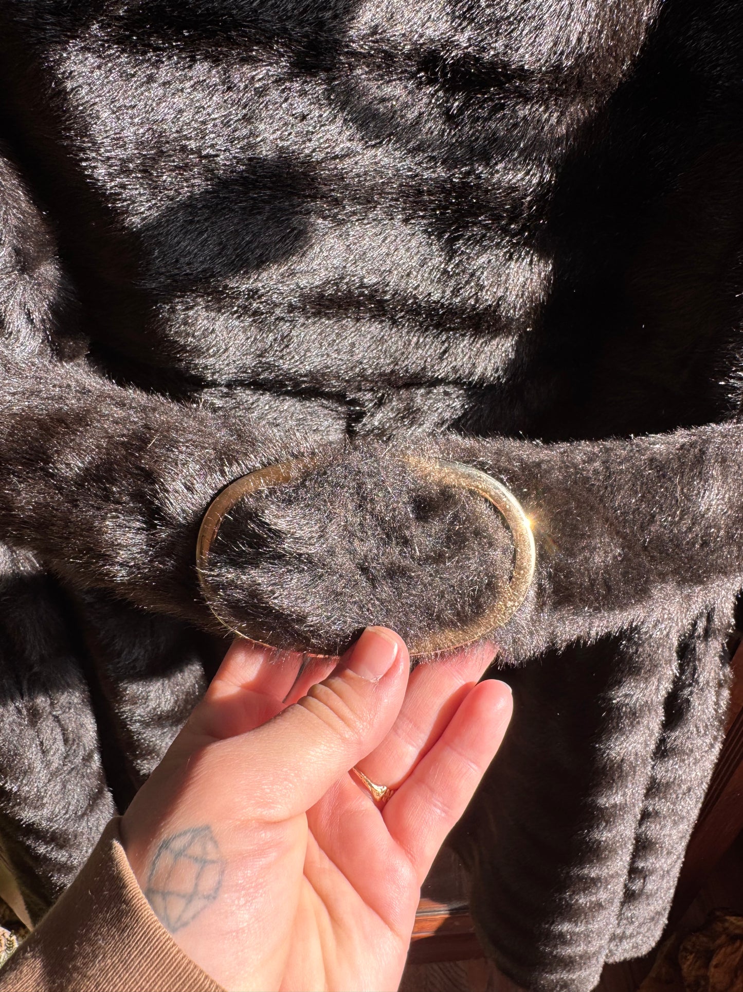 Vintage faux fur coat