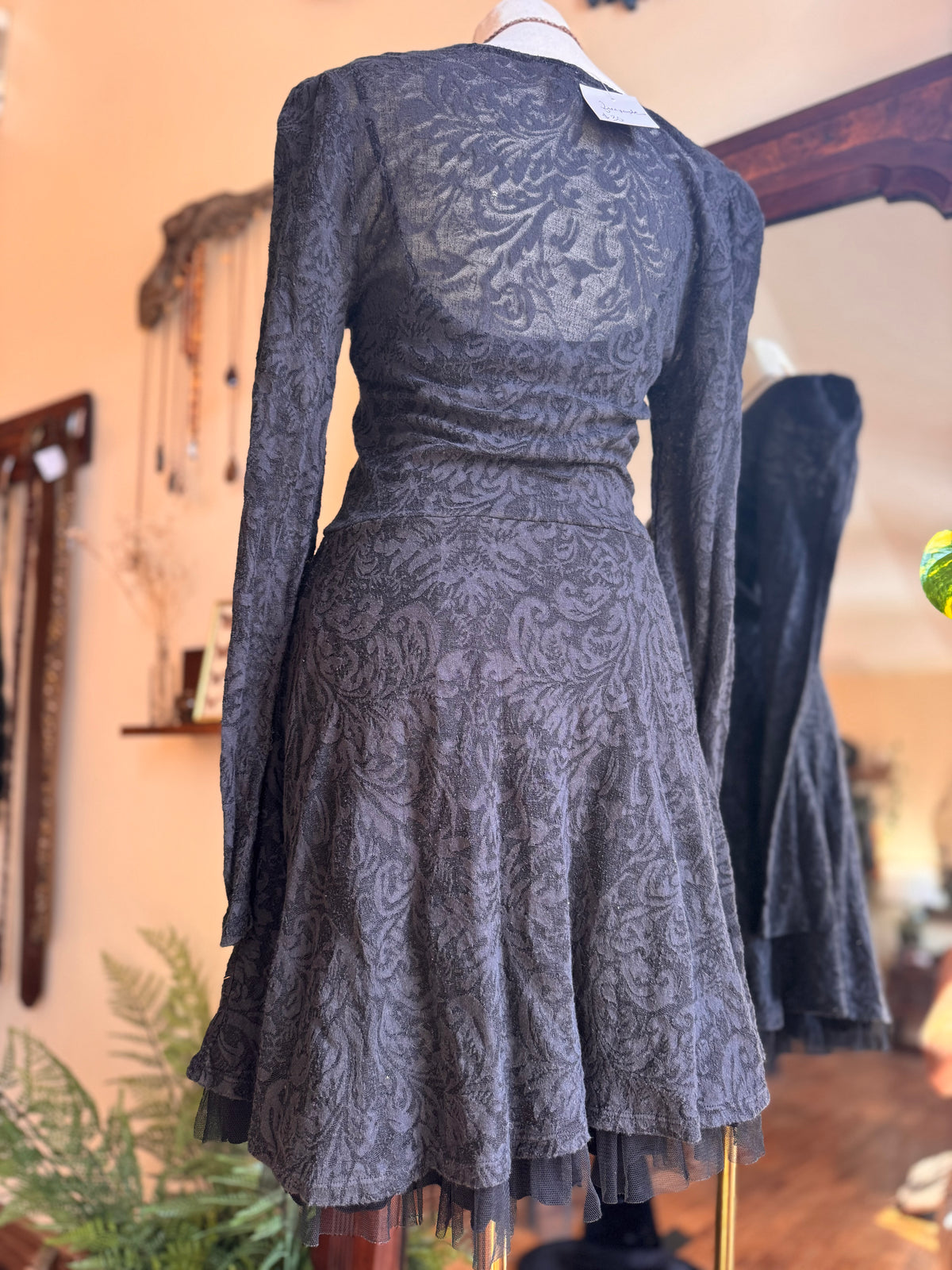 Size Medium charcoal grey Free People dress