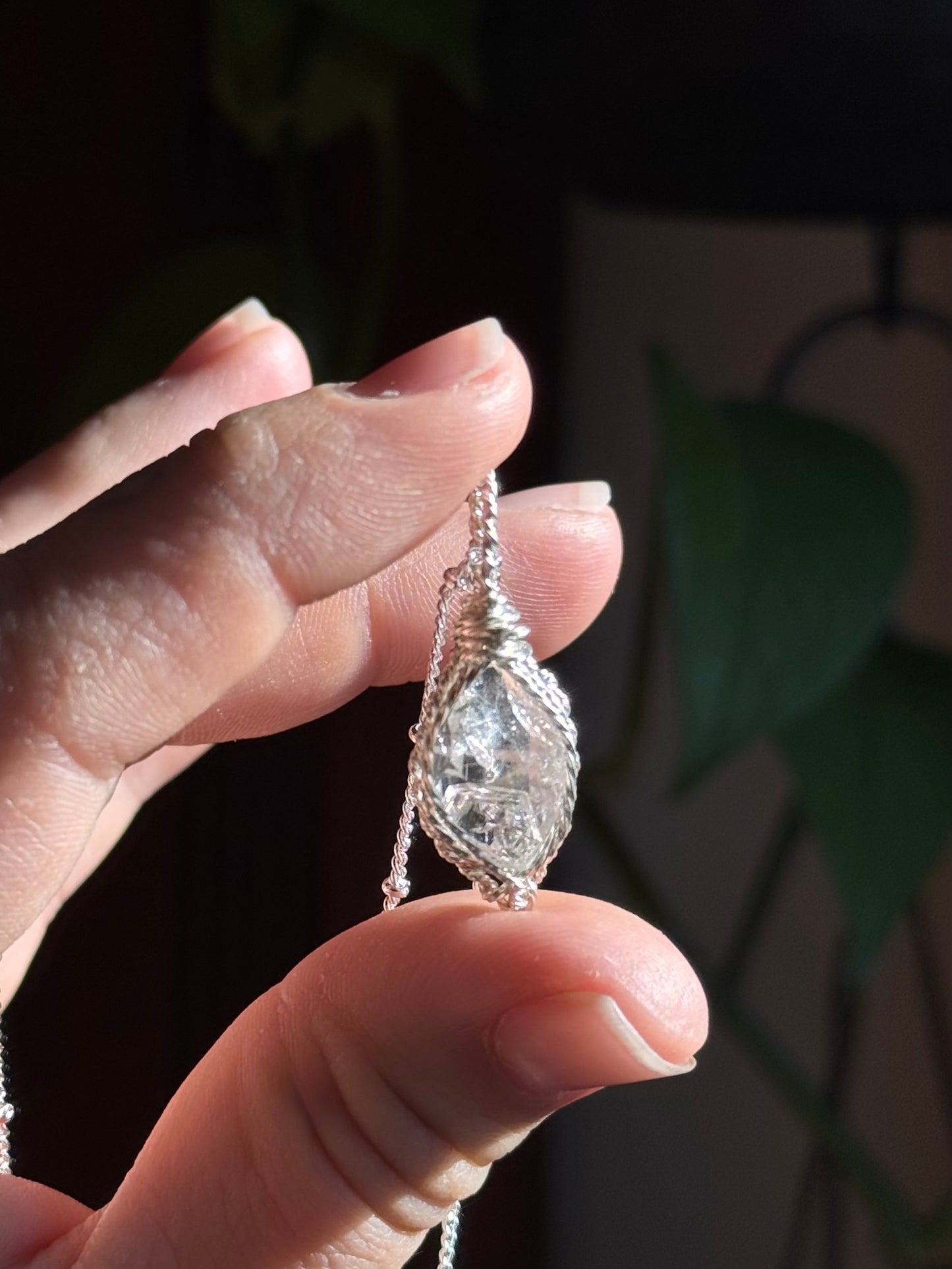 Herkimer Diamond ~ Sterling