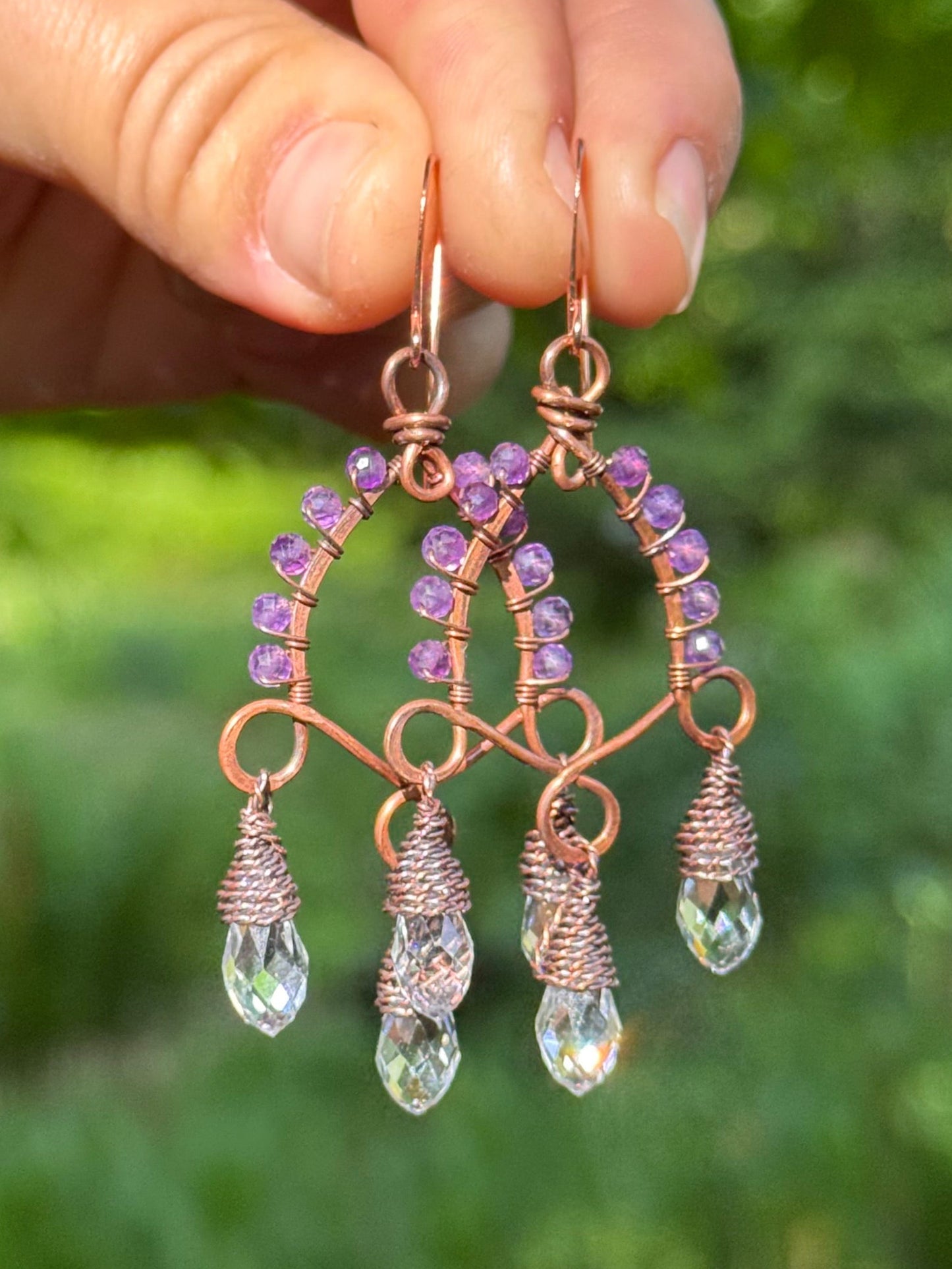 Belle Earrings ~ multi gem options