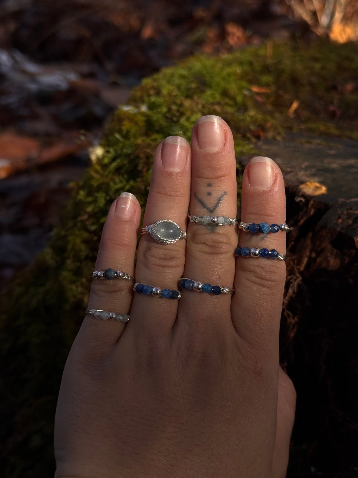 Kyanite Rings ~ Sterling sizes 4-10