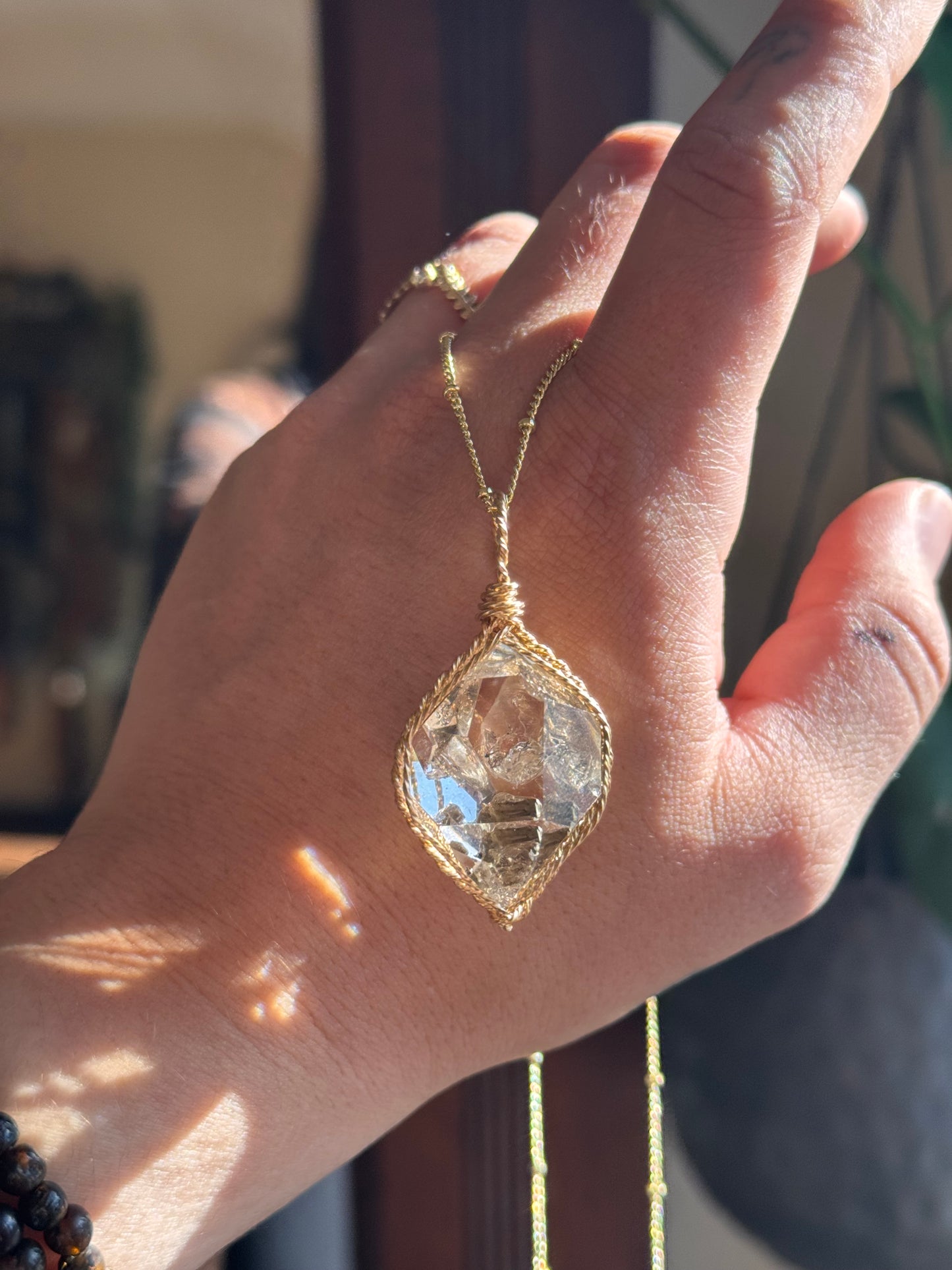 Mother of Diamonds ~ raw diamond sister “Melisandre” FIRE