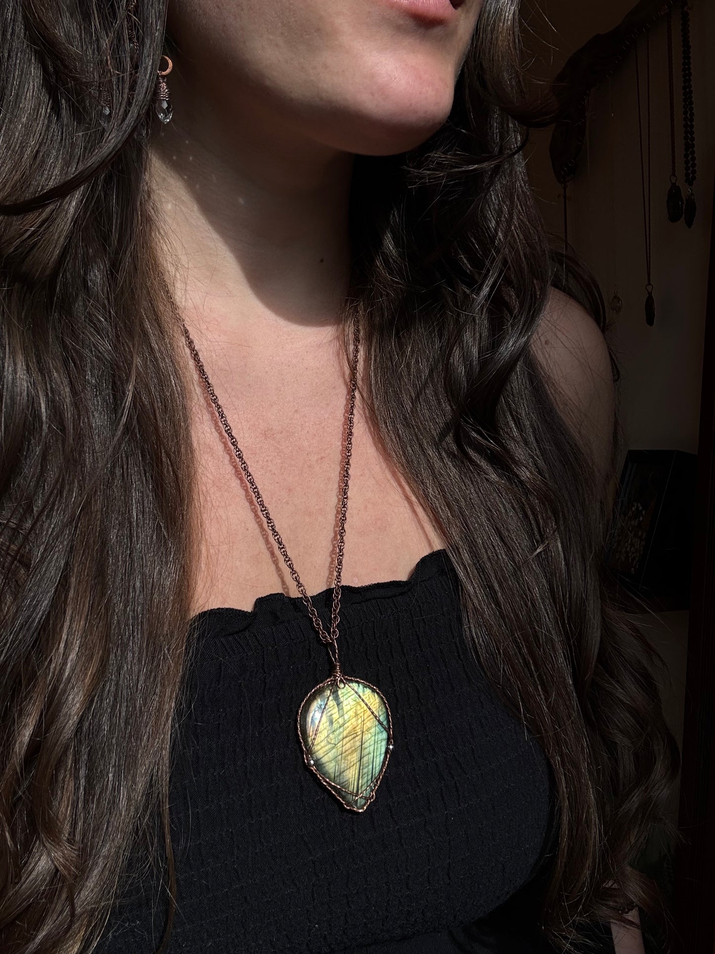 Big and Bold Labradorite Medallion