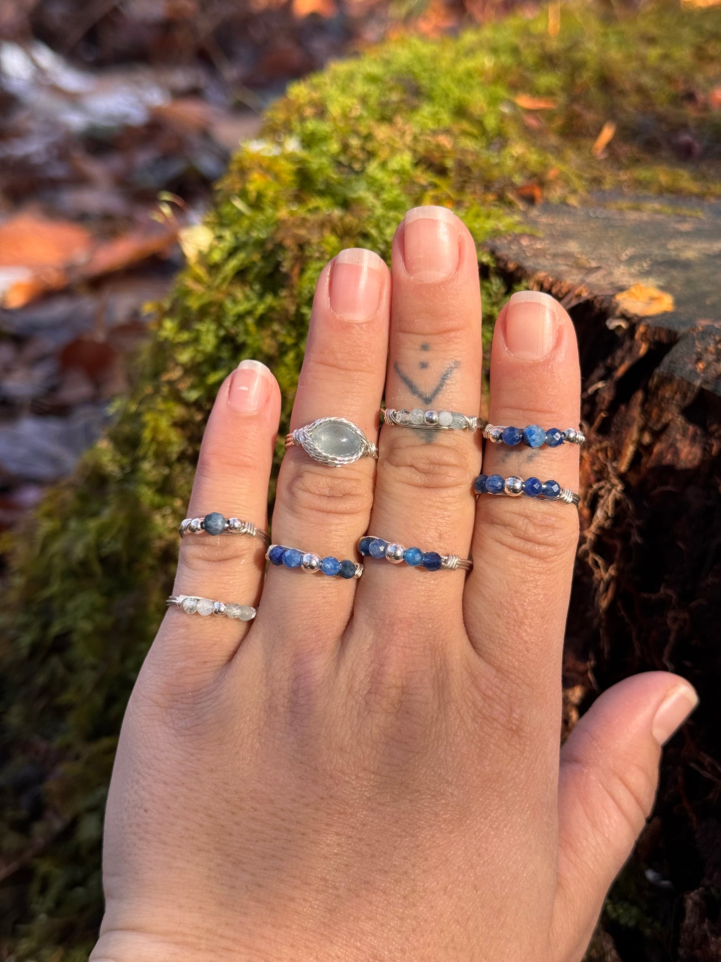 Kyanite Rings ~ Sterling sizes 4-10