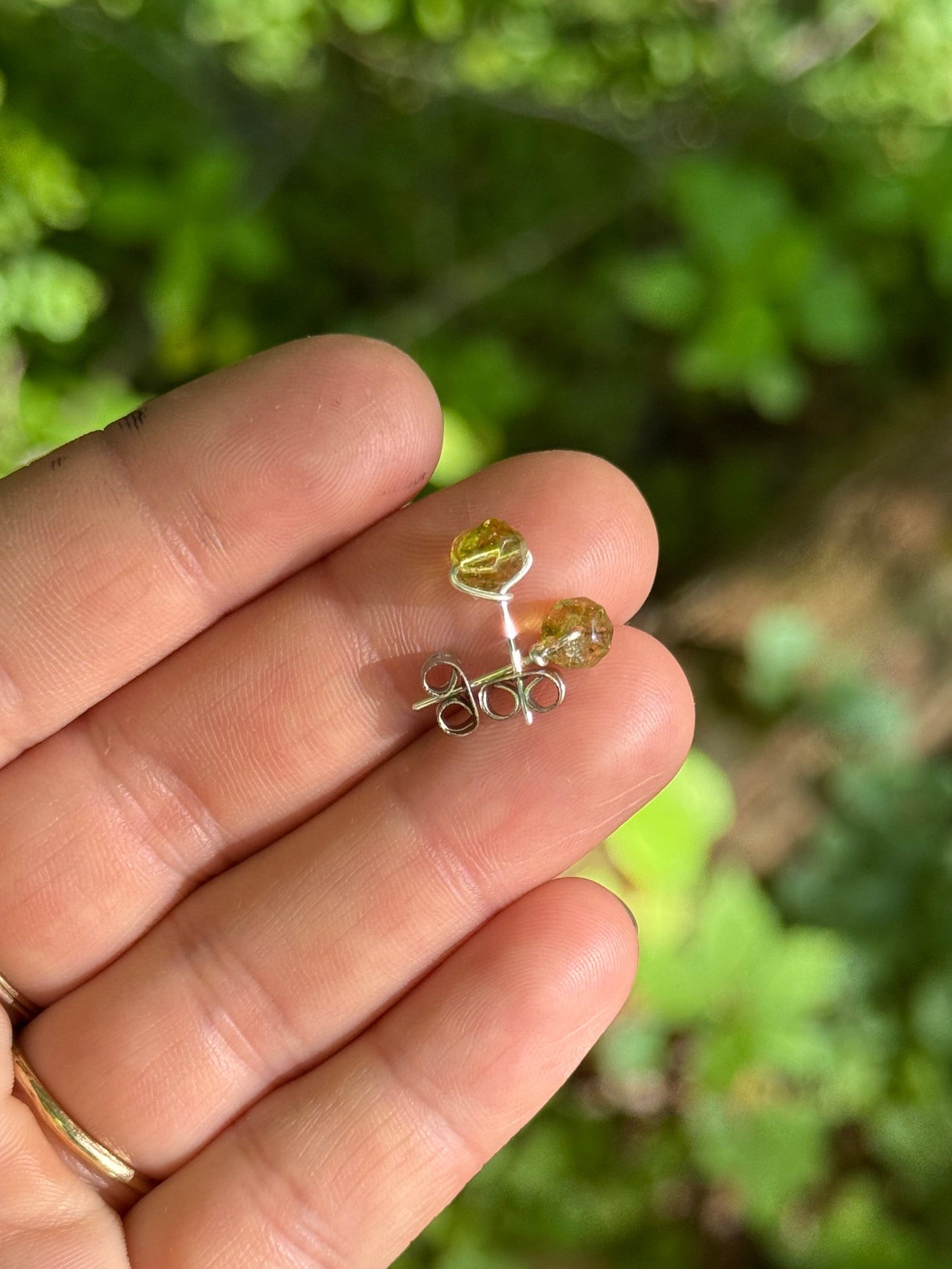 Stud earrings ~ Sterling multi gem options