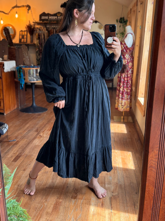 Black Frolick Dress 1X