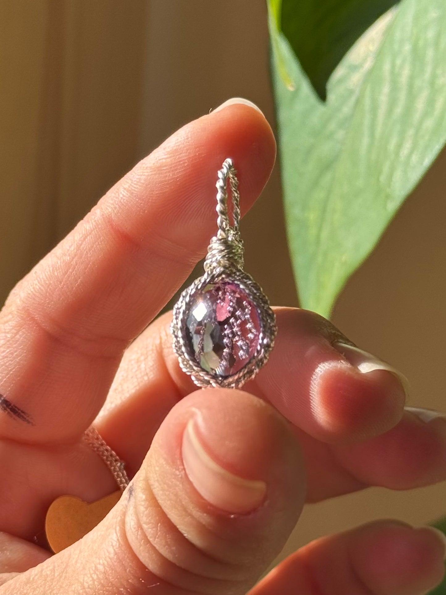 Specialty Faceted Amethyst ~ sterling silver