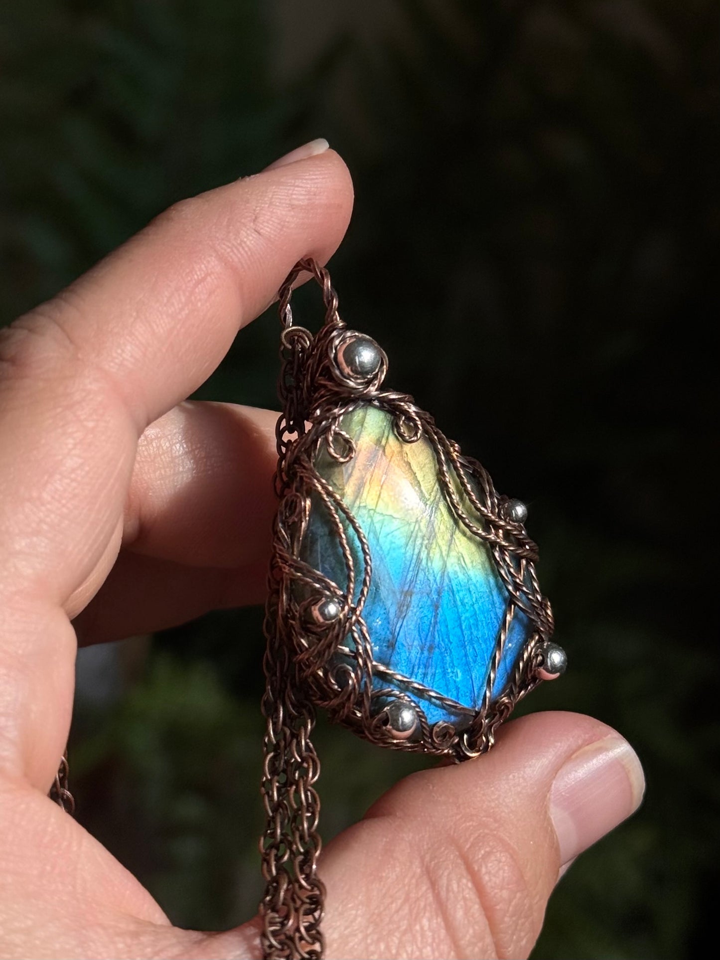 New Druid II Labradorite Teardrop