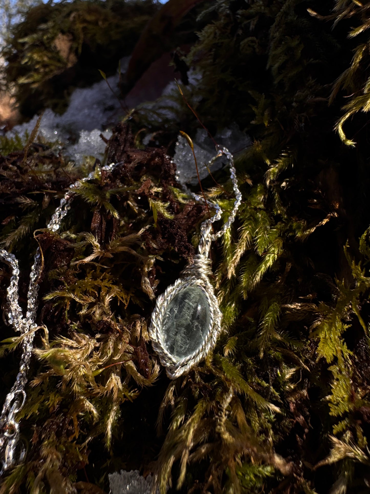 Aquamarine in Sterling