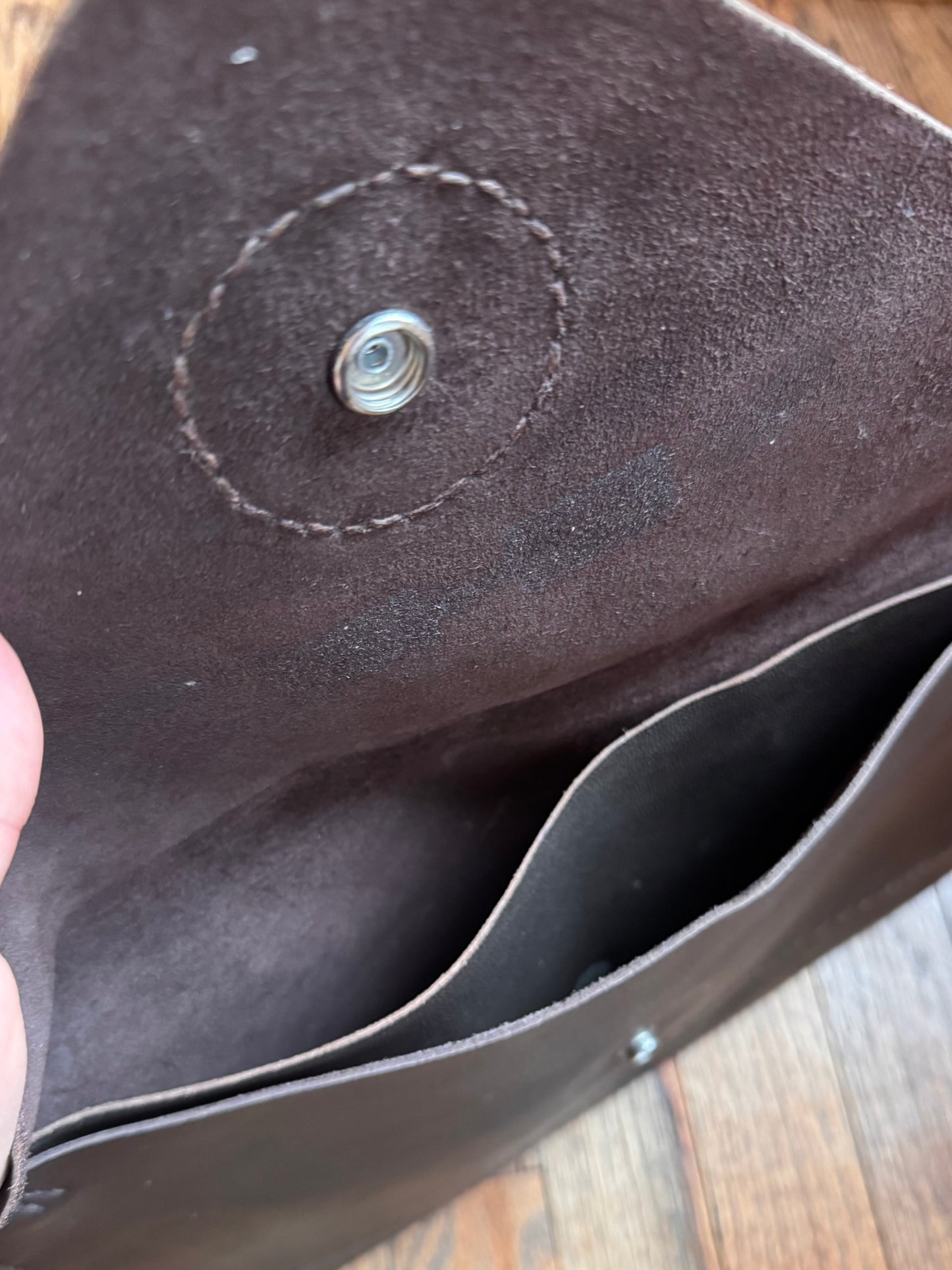 Genuine leather craft pouch