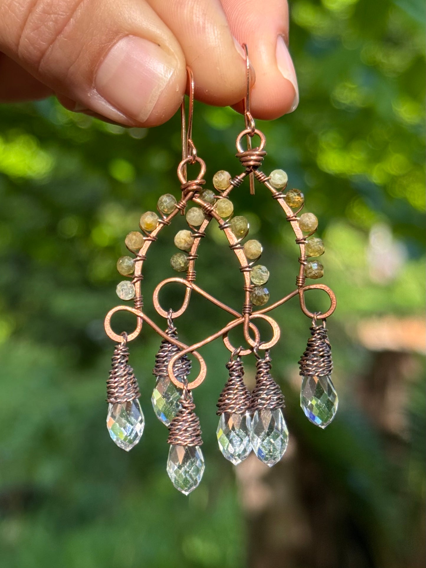 Belle Earrings ~ multi gem options