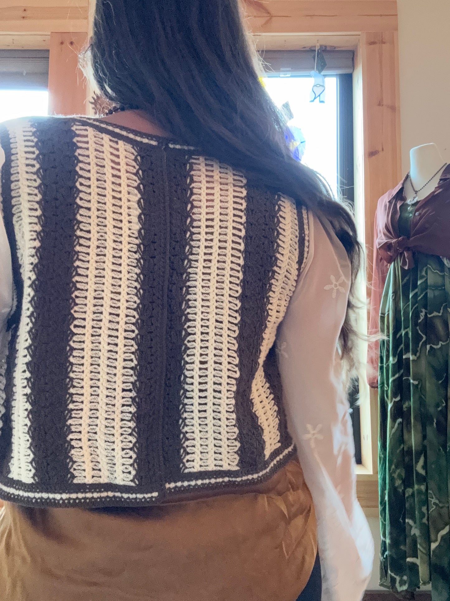 Size S/M Folk Knit Crop