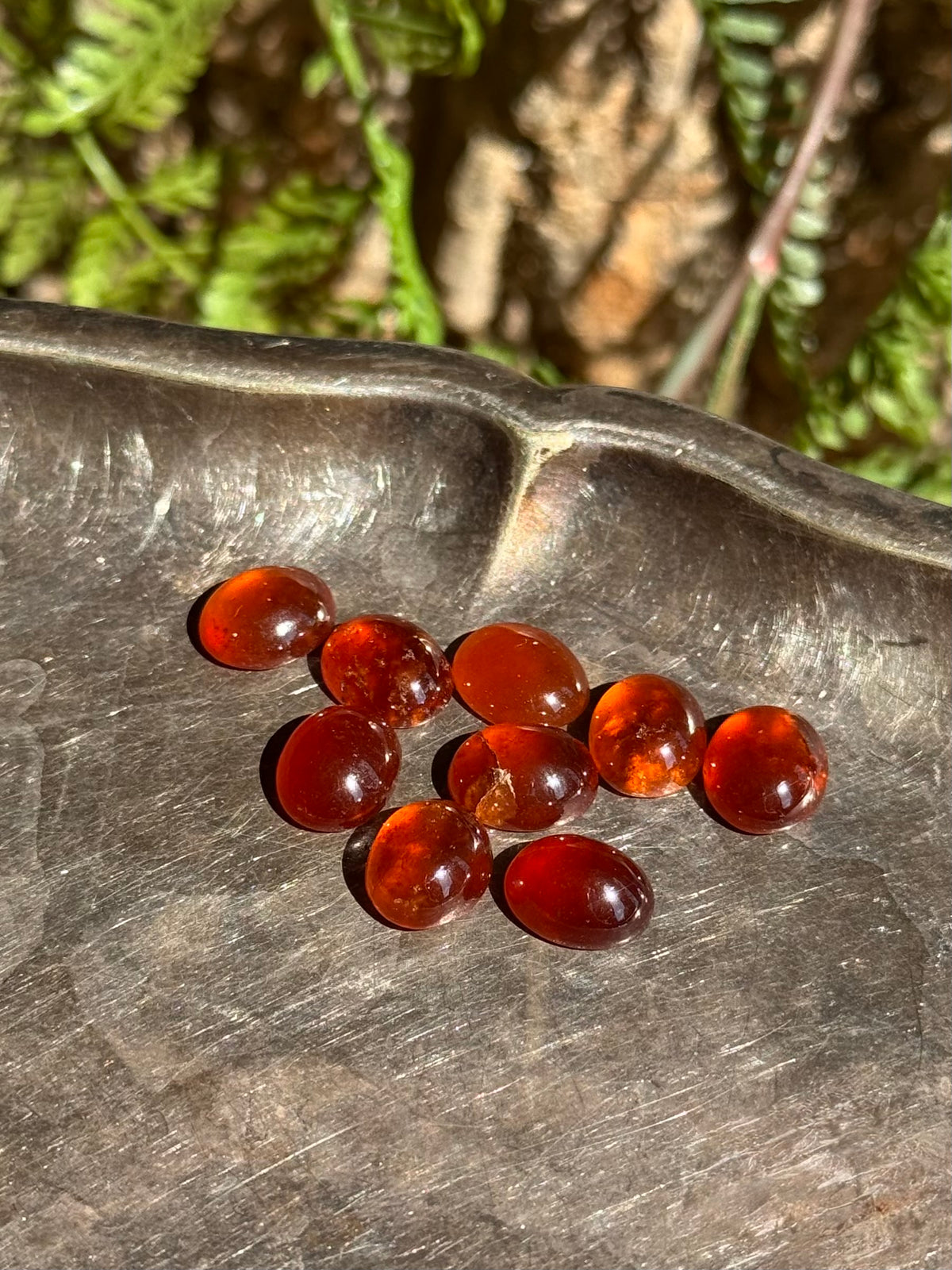 New Hessenite Garnet customizable necklace