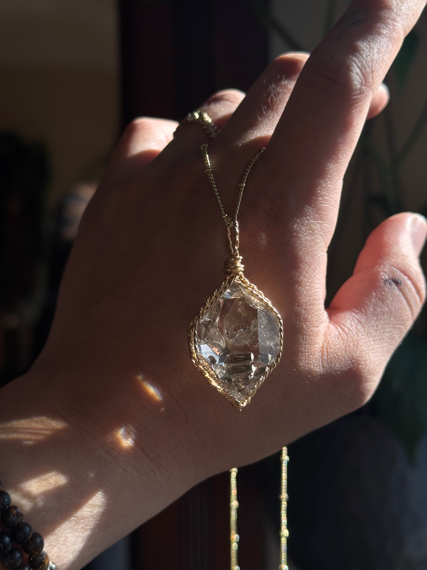 Mother of Diamonds ~ raw diamond sister “Melisandre” FIRE