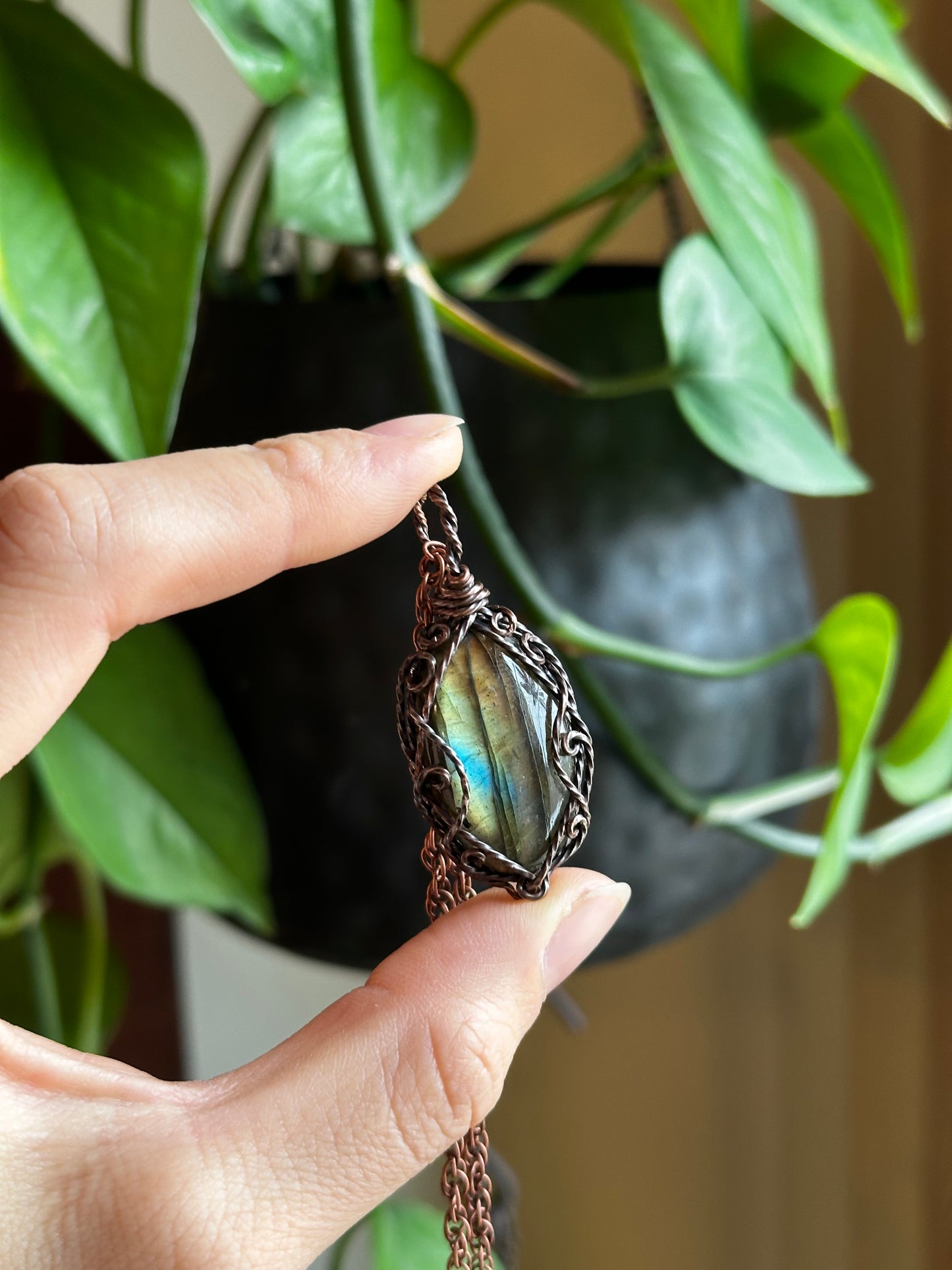 Labradorite Druid in copper