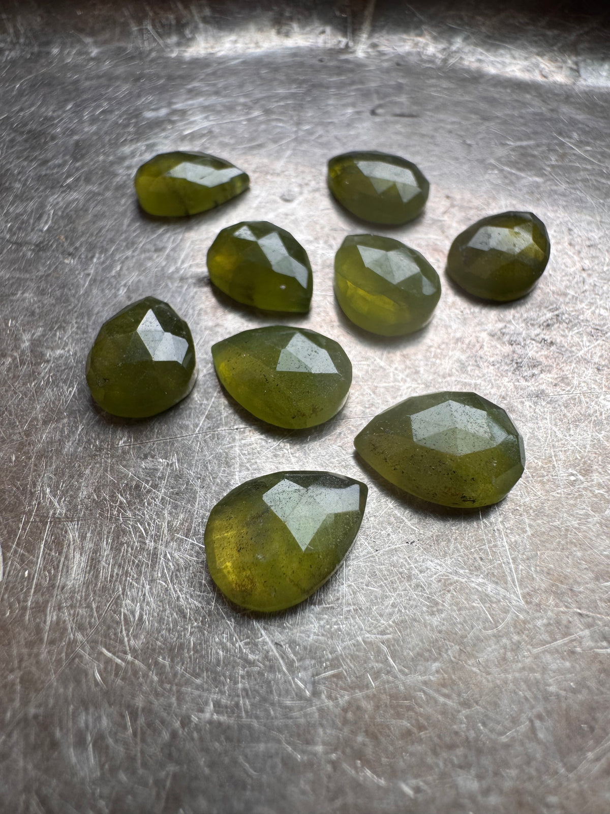New Green Vesuvianite customizable necklaces
