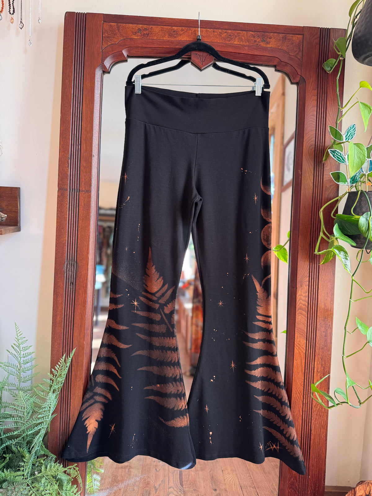 NEW Size 2XL Moon Phase Organic Cotton Bell Bottoms