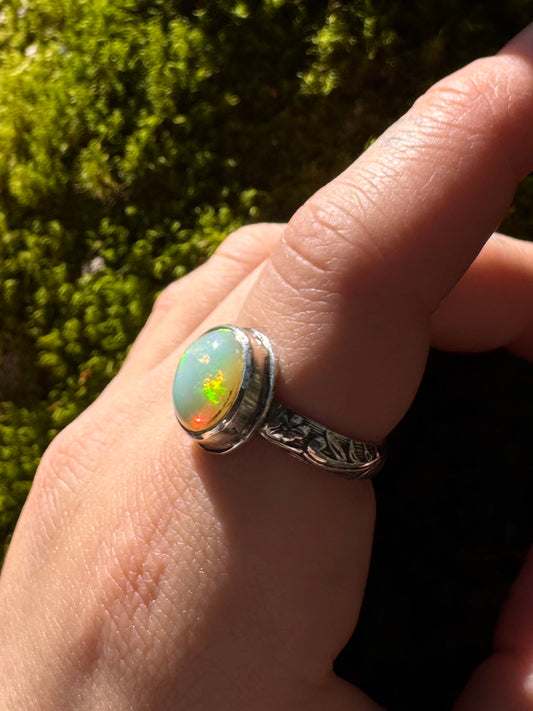 Opal Ring~ size 8.5