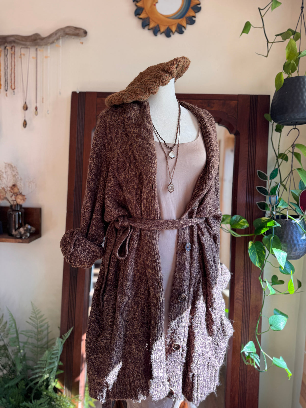 Oversized Slouchy Sweater Duster