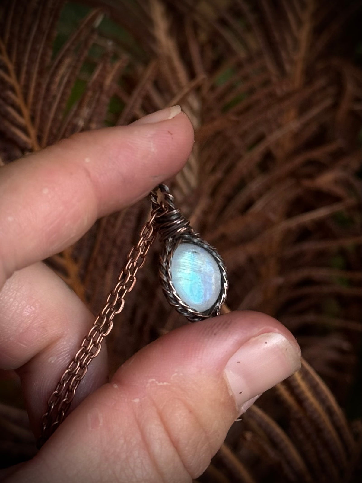Moonstone customizable necklace