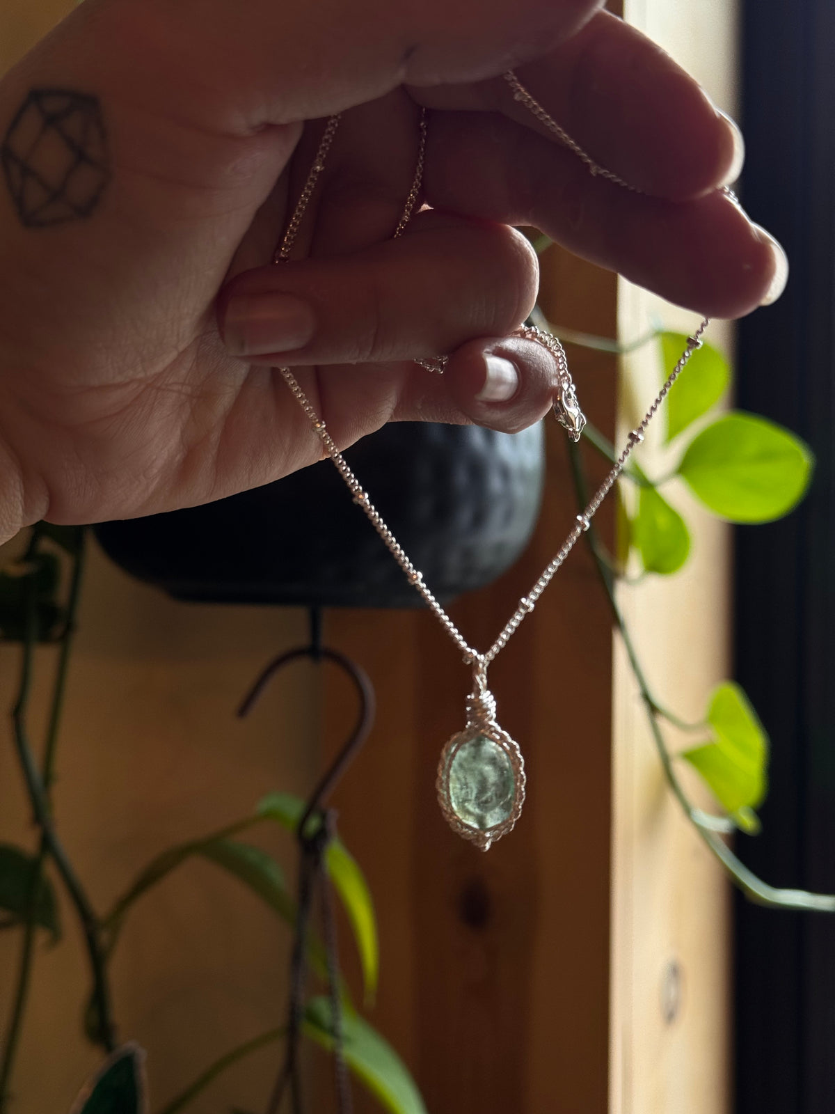 New Mint Kyanite customizable necklace