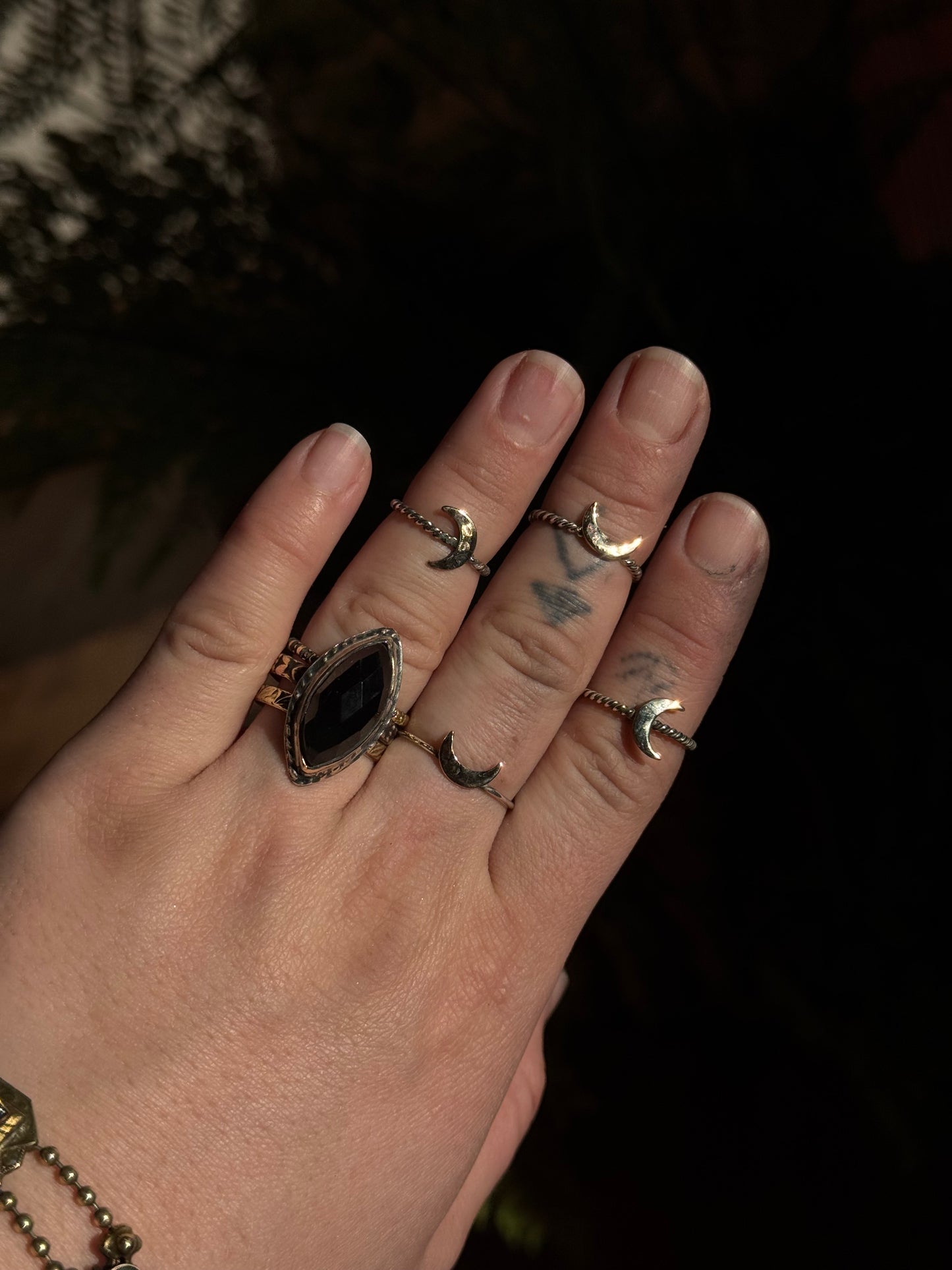 Hecate Moon Rings