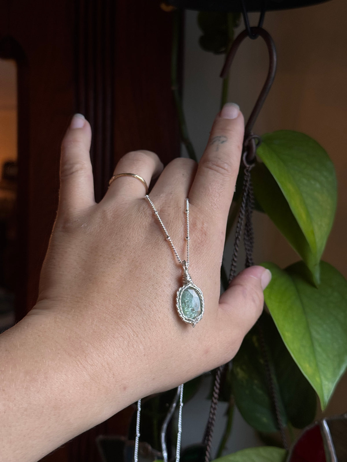 New Mint Kyanite customizable necklace
