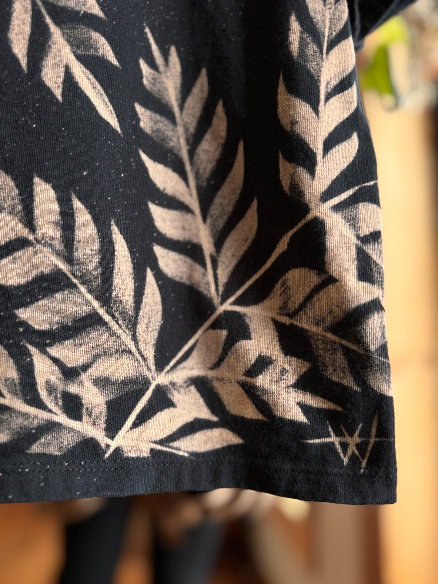 Handpainted boxy crop Large