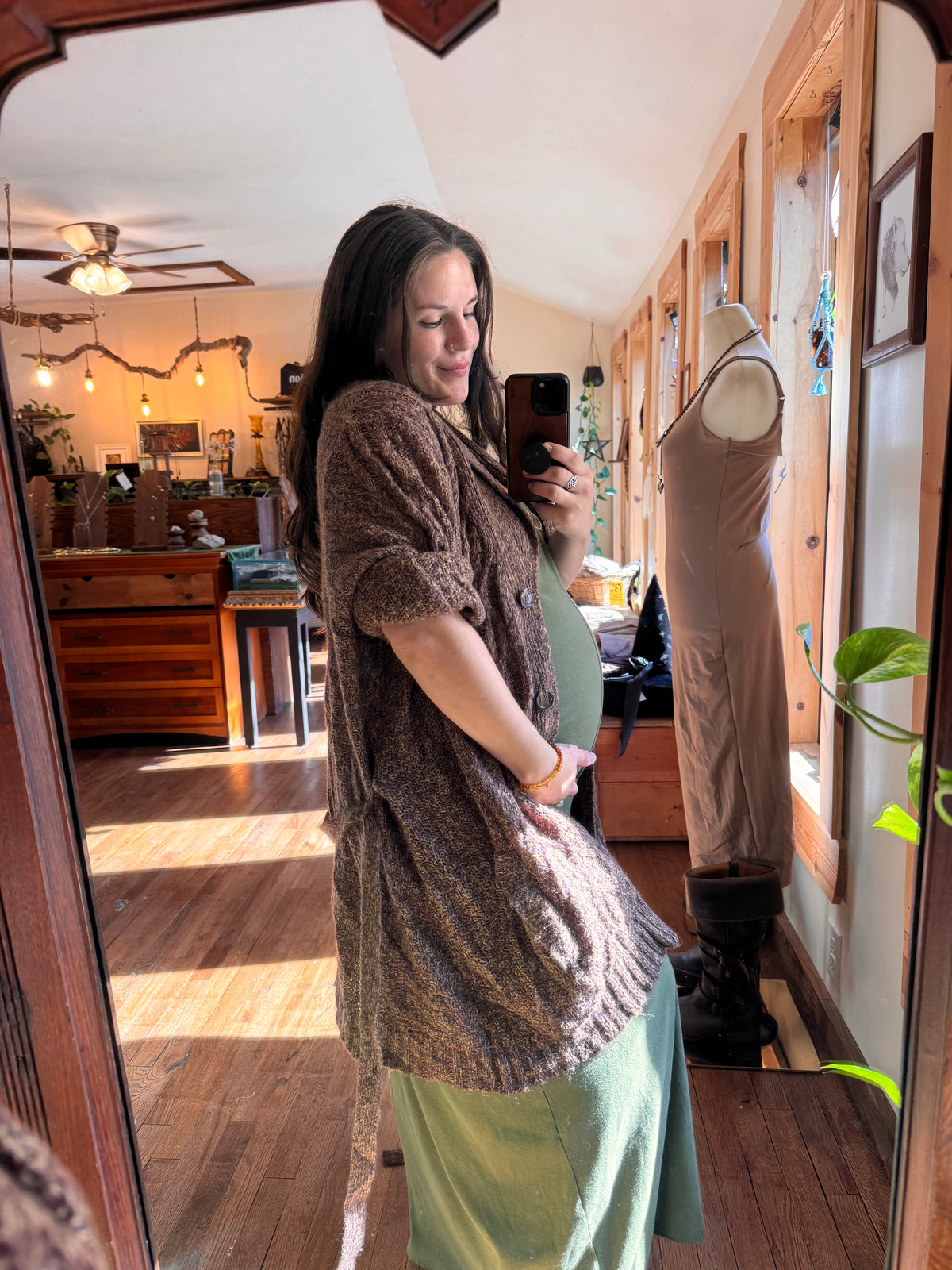 Oversized Slouchy Sweater Duster