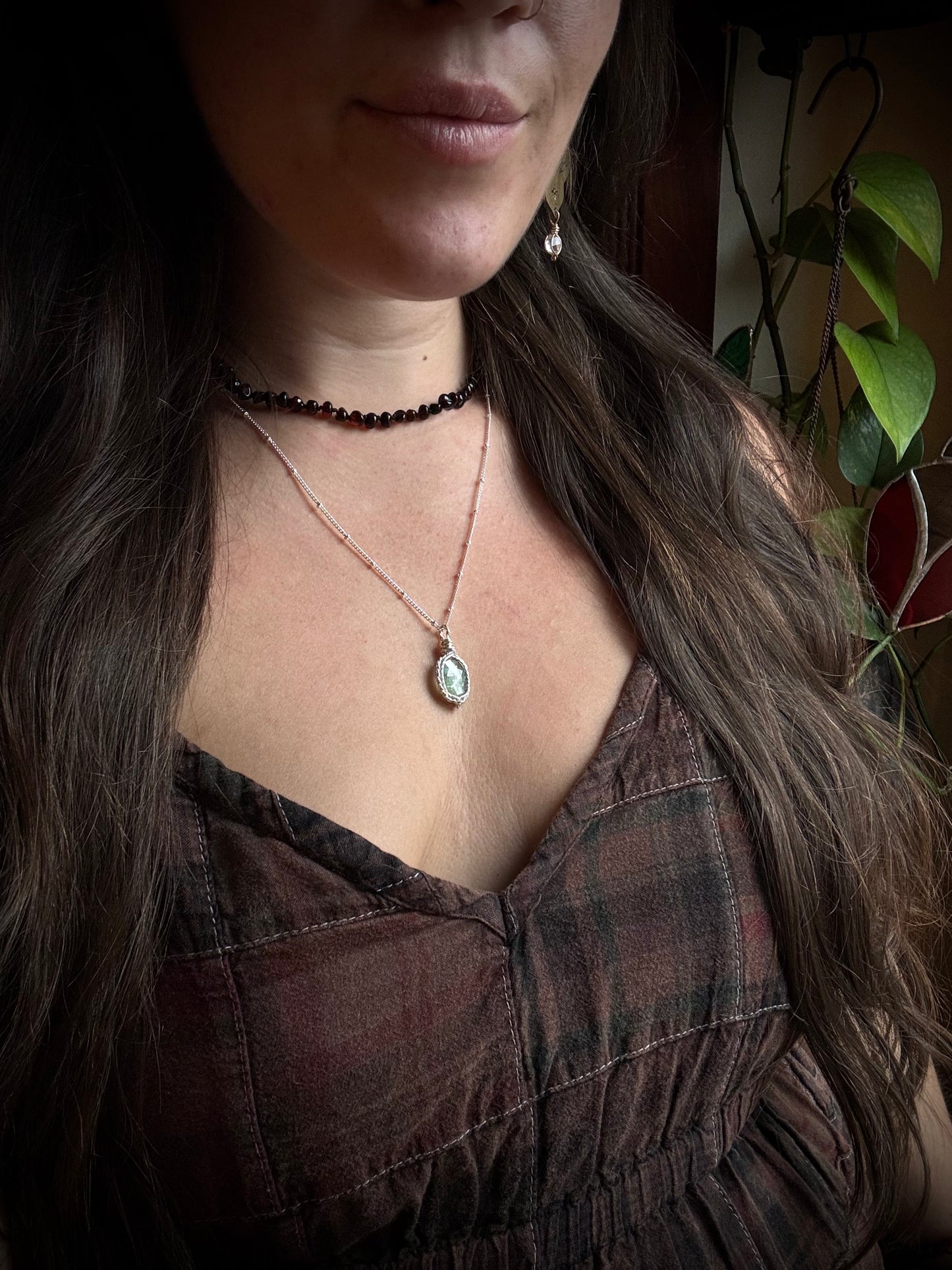 New Mint Kyanite customizable necklace