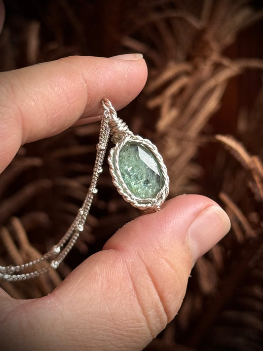 New Mint Kyanite customizable necklace