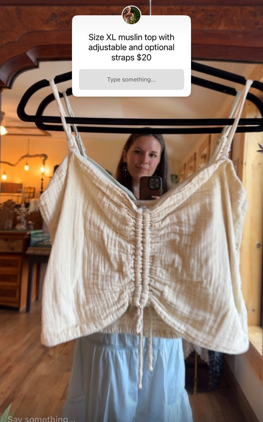 Muslin top xl