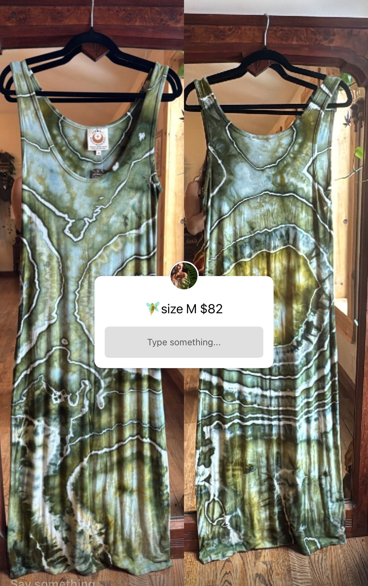 Size M Katya Moon Dye dress