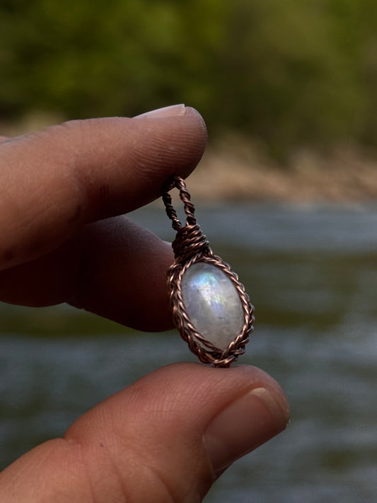 Moonstone River Nymph Pendant
