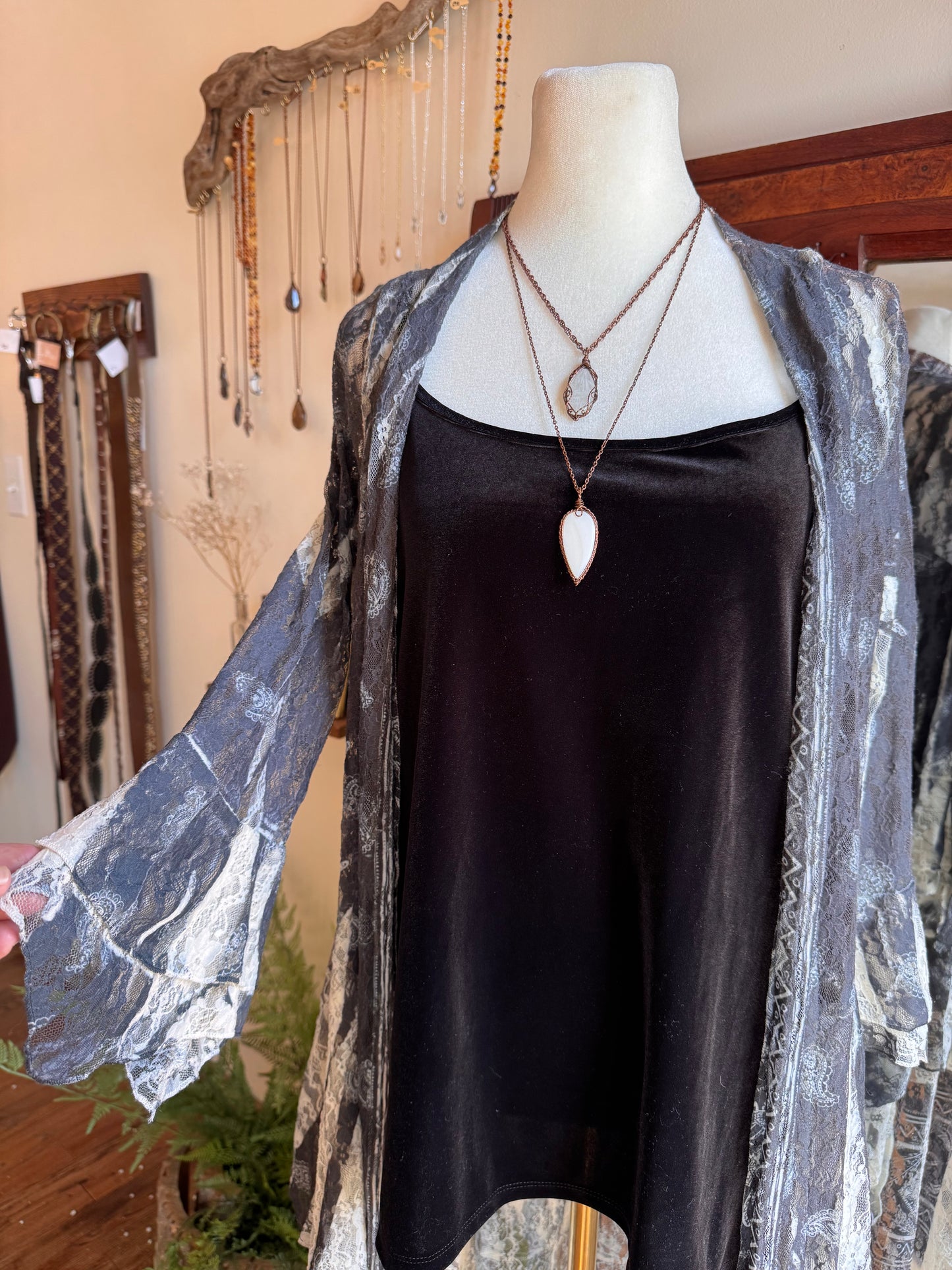 Size XL black velvet under shirt