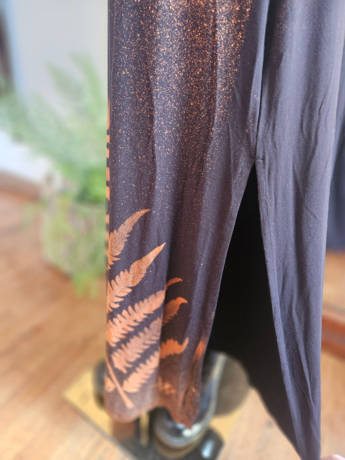Size XS Upcycled Hand Painted Bleach Dress