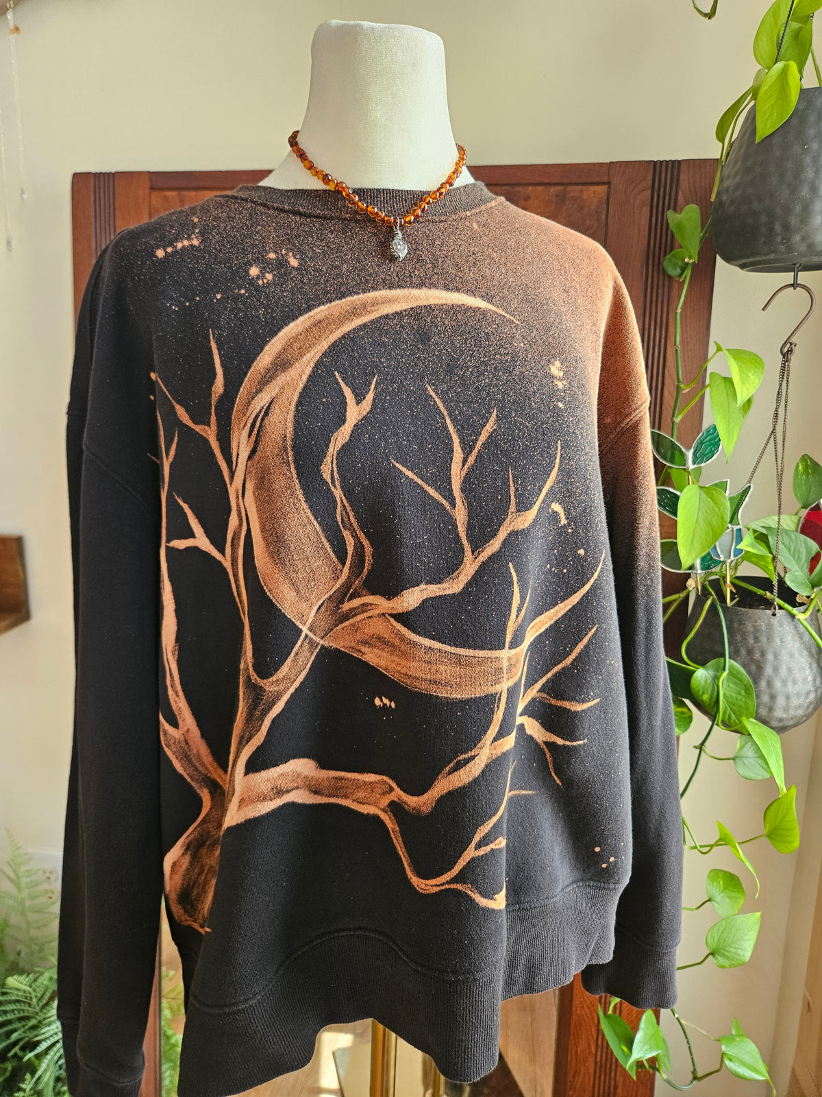 Size Medium Hand Painted sweatshirt