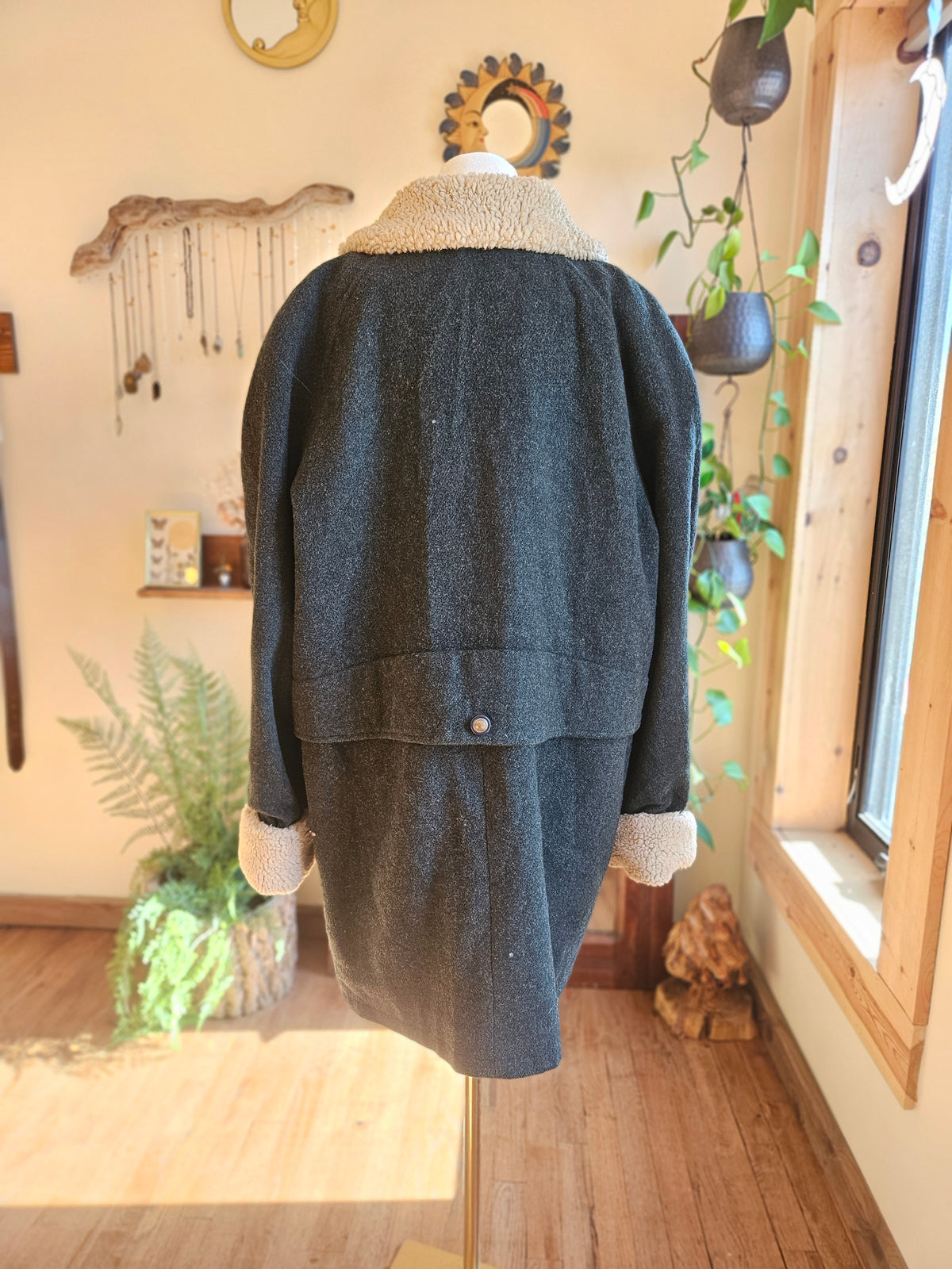 Size Large Green Wool Jacket