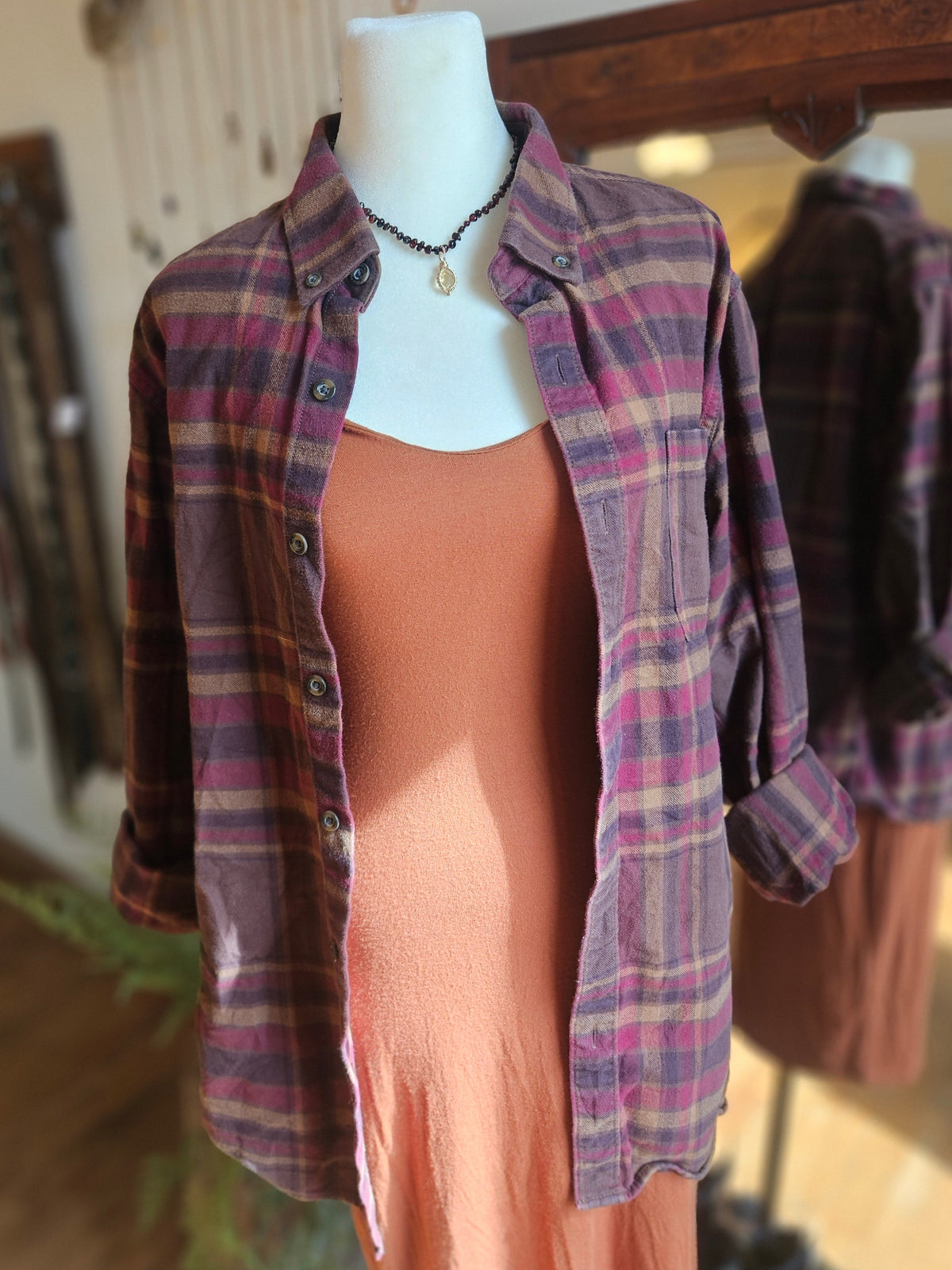Unisex Medium Autumn Flannel