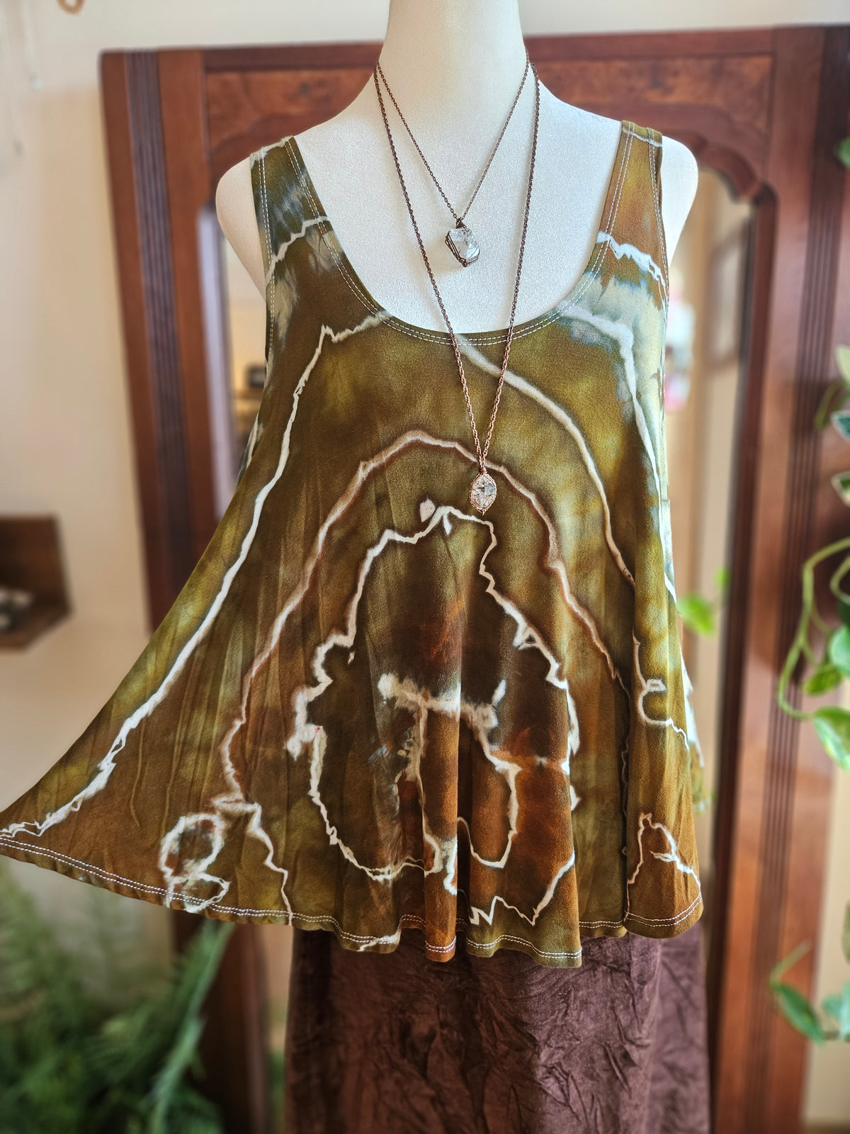 Size Large Katya Moon Dyes Flowy Tank