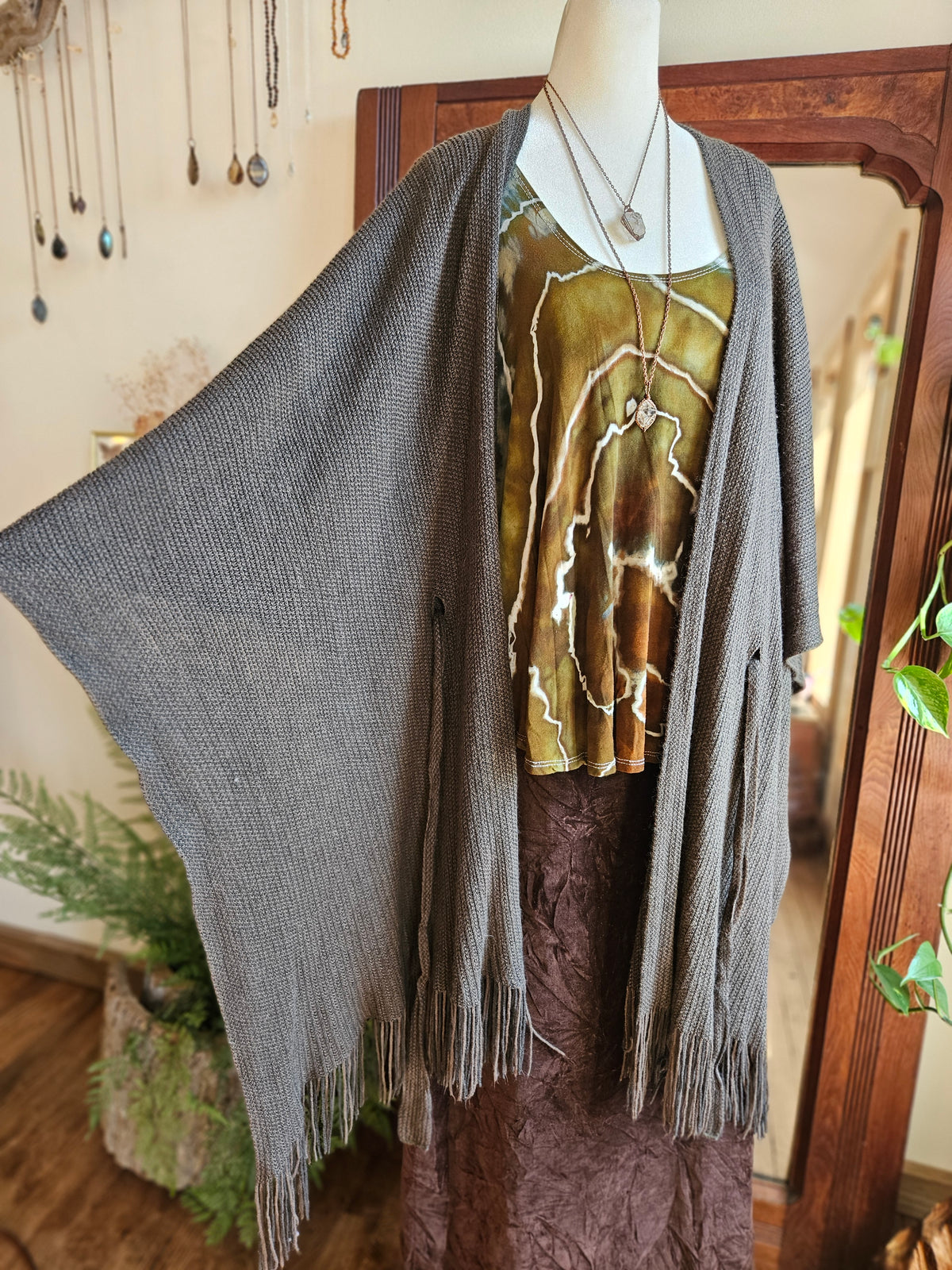 Free Size Fringe Cardigan