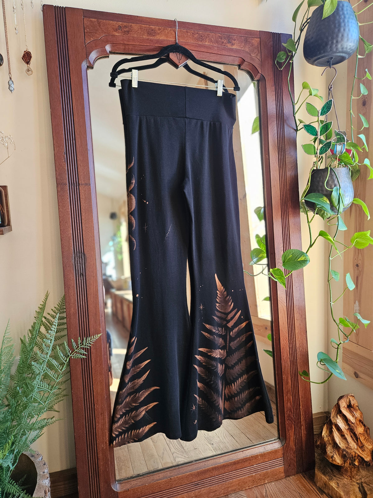 Size XL Hand Painted Flare Pants
